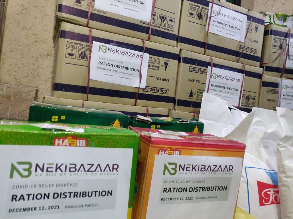 Neki Bazaar ration distribution supplies